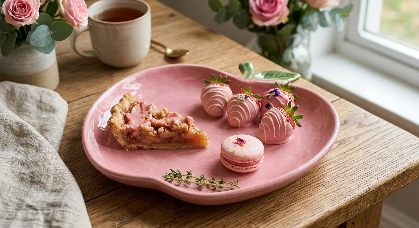 Plato Manzana Rosa
