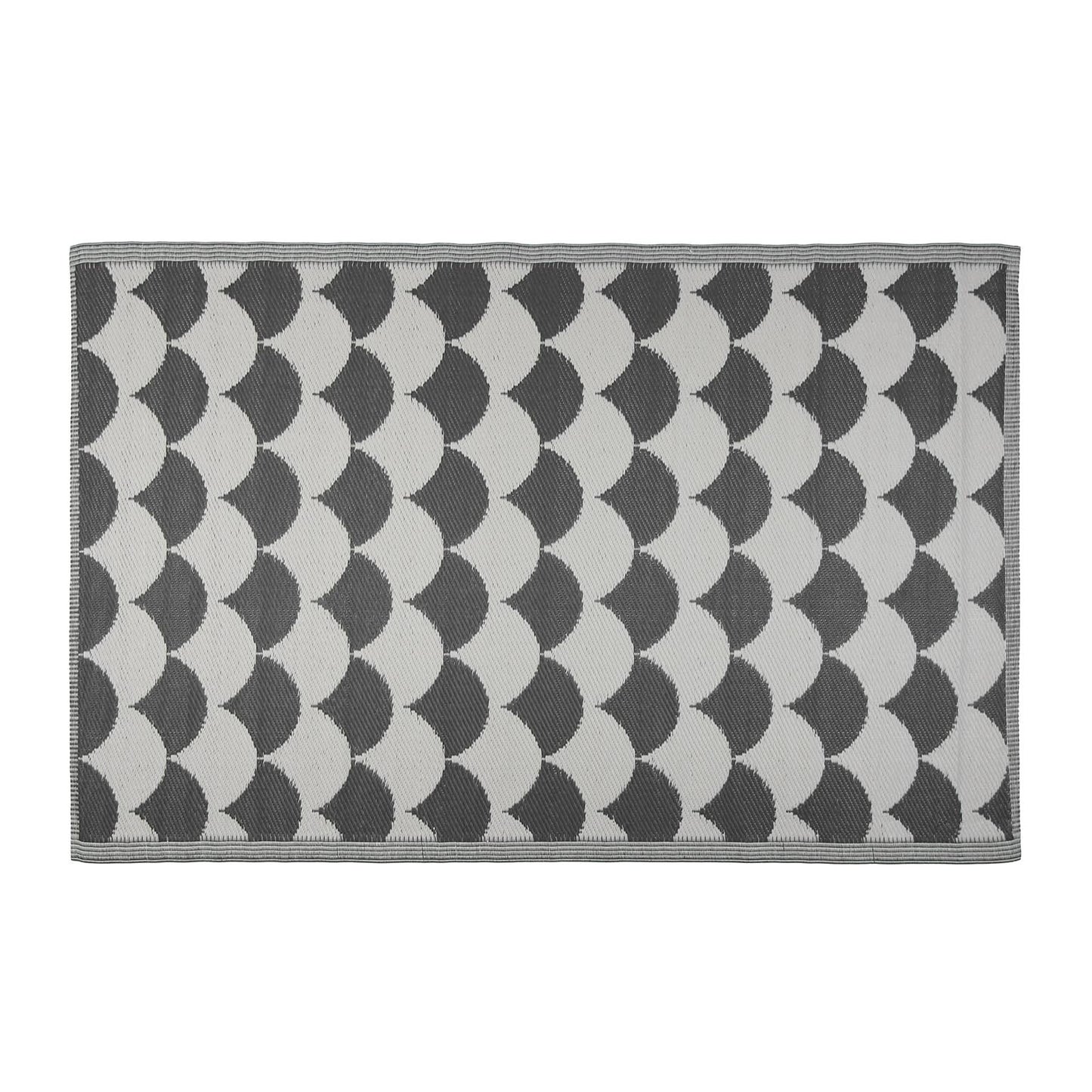 Alfombra retro gris