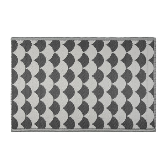 Alfombra retro gris